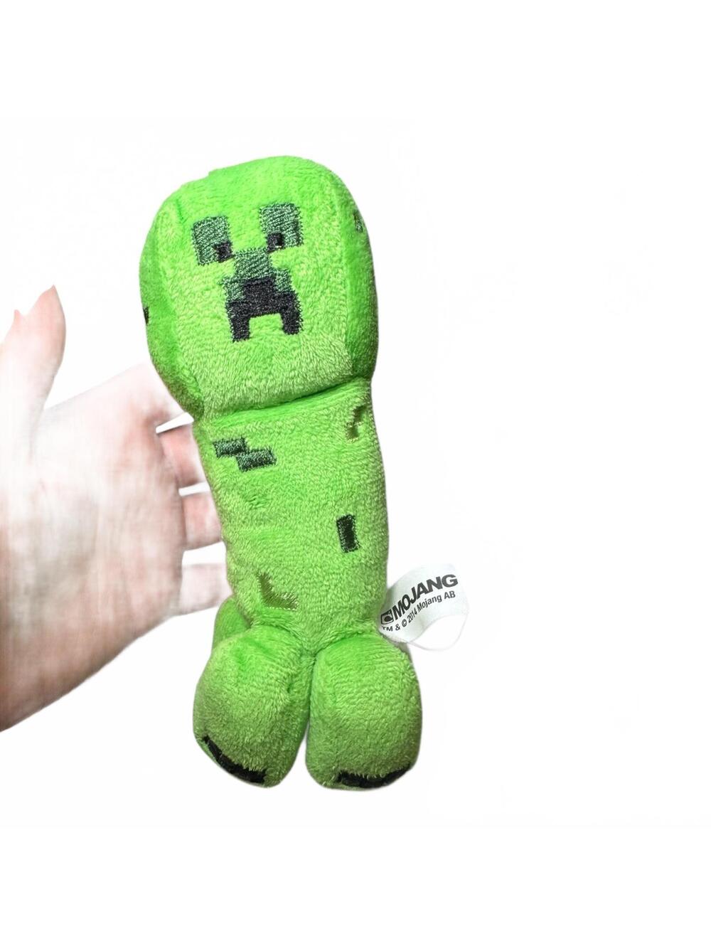 Minecraft Creeper 7 inch Tall Green Plush Stuffed Plush Toy Mojang 2013
